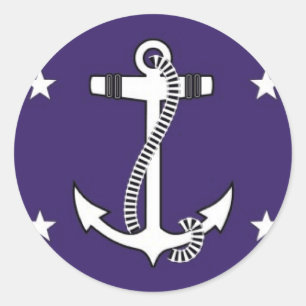 Secretaris van de marine van de Verenigde Staten Ronde Sticker