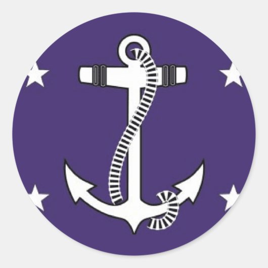 Secretaris van de marine van de Verenigde Staten Ronde Sticker (Voorkant)