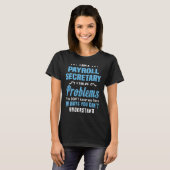 Secretaris van Payroll T-shirt (Voorkant volledig)