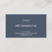 Secretarissen en administratieve medewerkers visitekaartje (Achterkant)