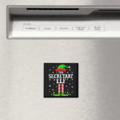 Secretary Elf Funny Christmas Family Matching  Magneet (Insitu (Vaatwasser))