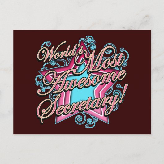 Secretarys Day Briefkaart (Voorkant)