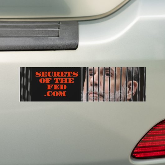 SECRETEN VAN DE FED-BUMPERSTICKER BUMPERSTICKER (Op auto)