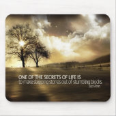 Secreten van Life Motivatie Mousepad Muismat (Voorkant)