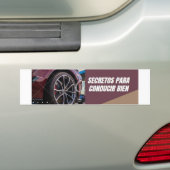 Secretos para conduccir bien bumpersticker (Op auto)