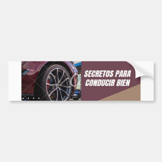 Secretos para conduccir bien bumpersticker (Voorkant)