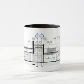 Sectie Architecturaal gebouw Mok (Midden)