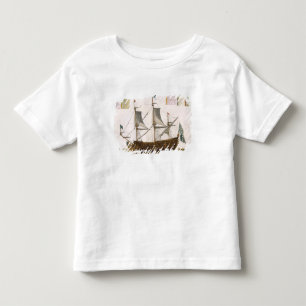 Sectie door een Frans eersteklas schip van 104 ca Kinder Shirts
