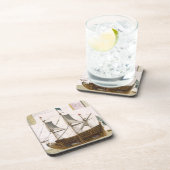 Sectie door een Frans eersteklas schip van 104 ca Onderzetter (Rechterzijde)