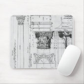 Sectie en hoogte van een composietkolom muismat (Met muis)