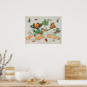  sectie-illustratie poster (Keuken)