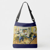 Sectie van bakkerijkatten met kettingreactie crossbody tas (Voorkant)