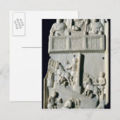 Sectie van een diptych briefkaart (Voorkant / Achterkant)