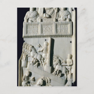 Sectie van een diptych briefkaart