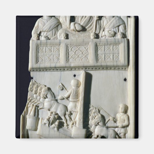 Sectie van een diptych magneet (Voorkant)