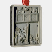 Sectie van een diptych metalen ornament (Rechts)