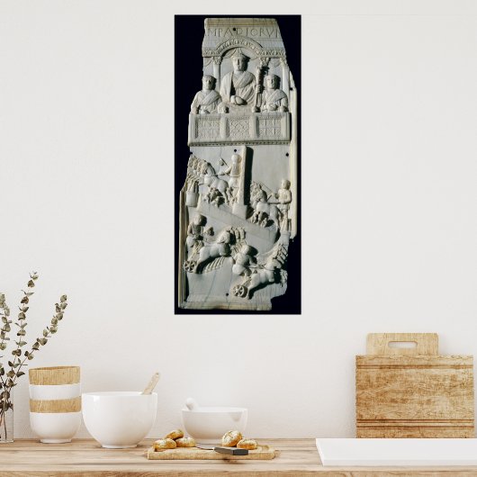 Sectie van een diptych poster (Keuken)