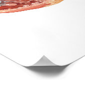 Sectie van het hart door Frank H. Netter, MD Poster (Hoek)