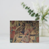 Sectie van tapijten briefkaart (Staand voorkant)