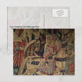 Sectie van tapijten briefkaart (Voorkant / Achterkant)