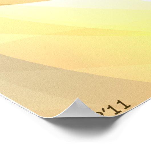 Sectiedoorsnede reflectie poster (Hoek)