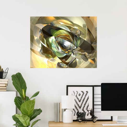 Sectiedoorsnede reflectie poster (Thuiskantoor)