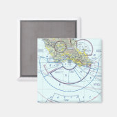 Sectiekaart van de luchthaven van Honolulu Magneet (Voorkant / Achterkant)