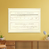 Secties van de bergstructuur, verplaatsingsschema canvas afdruk (Insitu (Woonkamer))