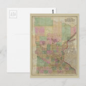 Sectionele kaart van Minnesota (circa 1860) (Voorkant / Achterkant)