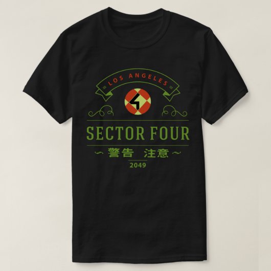 Sector 4 Los Angeles T-shirt (Design voorkant)