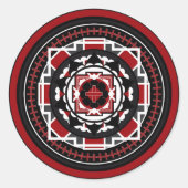 Sector Mandala Sticker (Voorkant)