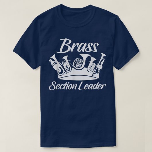 Sectorhoofd Brass Musician Music Lover 2794 T-shirt (Design voorkant)
