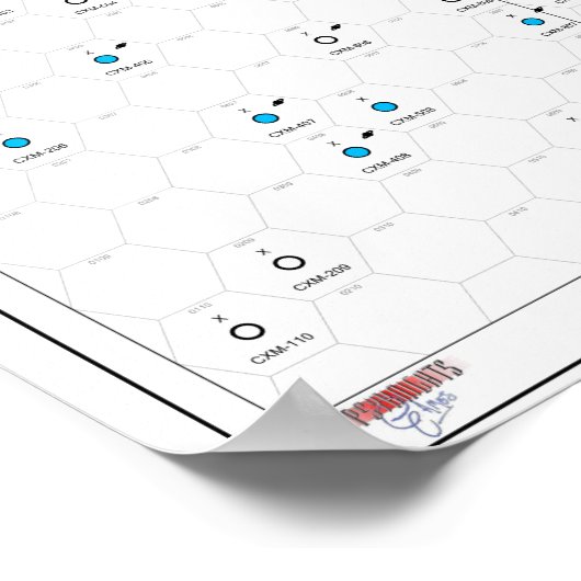 Sectorkaart voor verkoop poster (Hoek)