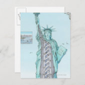 Sectoroverschrijdende afbeelding van het Vrijheids Briefkaart (Voorkant / Achterkant)