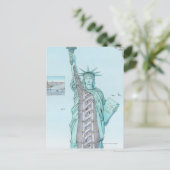 Sectoroverschrijdende afbeelding van het Vrijheids Briefkaart (Staand voorkant)