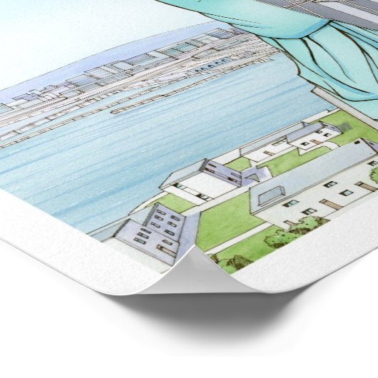 Sectoroverschrijdende afbeelding van het Vrijheids Poster (Hoek)