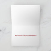 Seculaire Kerstkaart voor Feestdagen Kaart (Binnen)