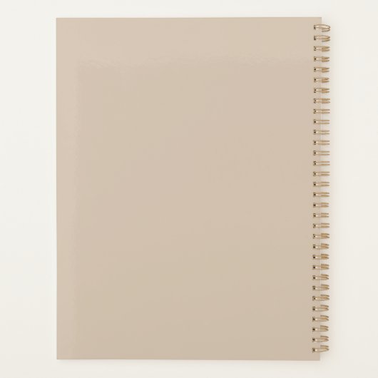 Seculier Franciscaans Orde Planner (Achterkant)