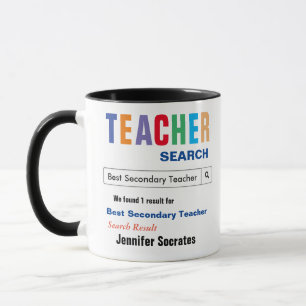 Secundair geschenk voor beste leraar mok