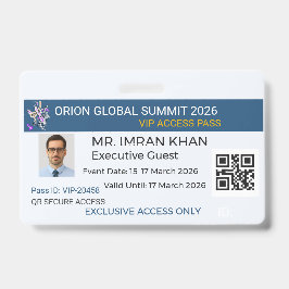 Secure Badge|Teacher ID|Corporate ID|Personnalisé Badge