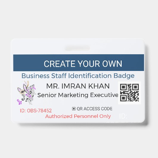 Secure Badge | Workplace Badge – Corporate ID (Voorzijde)