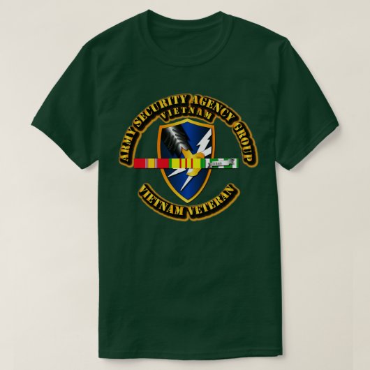 Security Agency Group w SVC-linten T-shirt (Design voorkant)
