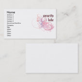 Security Babe Visitekaartje (Voorkant / Achterkant)