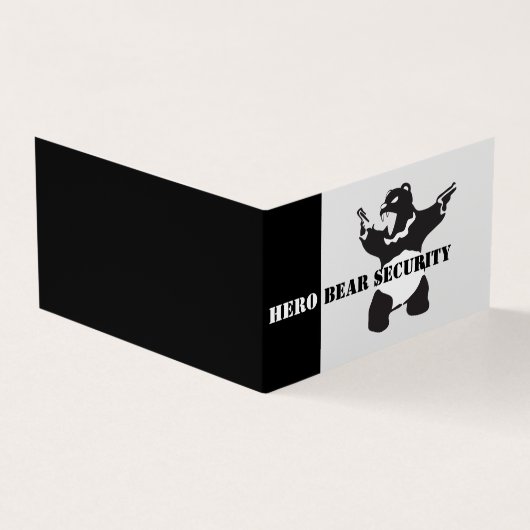 Security Business Card Visitekaartje (Buitenkant)