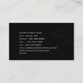 Security Business Visitekaartje (Achterkant)