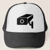 Security Cam trucker hoed voor videobewaking Trucker Pet (Voorkant)