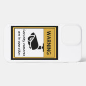 Security Camera iPhone Hoesje (Achterkant horizontaal)