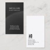 Security Consultant Special Skills Dark Horizon Visitekaartje (Voorkant / Achterkant)