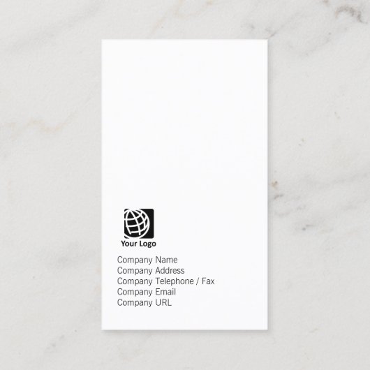 Security Consultant Special Skills Dark Horizon Visitekaartje (Achterkant)