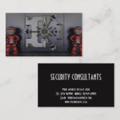 Security Consultant Visitekaartje (Voorkant / Achterkant)